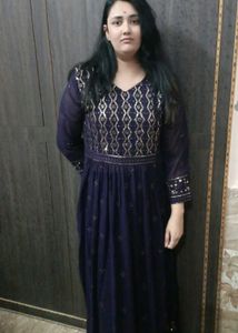 #Rakhi Suit Purple Dress