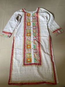 Cute Pink Patterned kurta