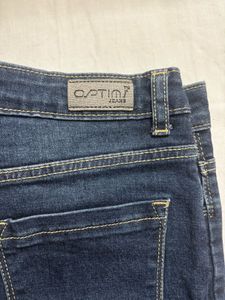Trendy Ripped Blue Denim Jeans