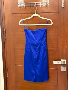 Stunning Royal Blue Embellished Mini Dress
