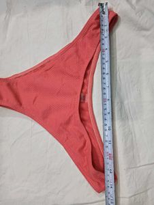 💛 Coral Textured Bikini Bottom