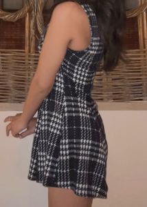 Checked Mini Dress