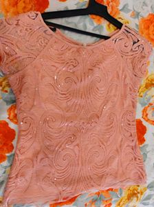 Pink Partywear Branded Top, Very Pretty Pink Top