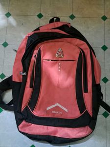Pink and Black Backpack
