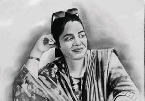 Hand-Drawn Portrait Sketch