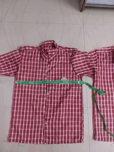 Checked School Uniform Shirts (Set of 2)
