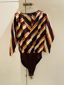 Retro Stripe Bodysuit