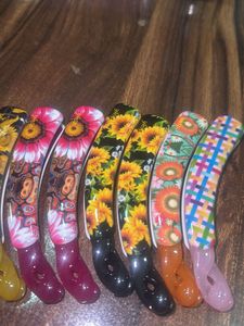 CHRONEX 6pcs Hair Claws Banana Clips For Women's