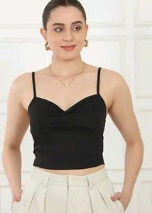 Shein Adjustable Spaghetti Strap Twist-Front Cami