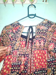 Boho Patchwork Print Kurta