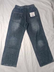 Wide Leg Denim Pants