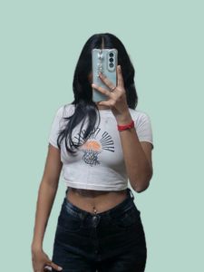 Stylish White Crop Top