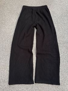 Black Wide Leg Lounge Pants