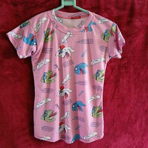 Cute Pinteresty Aesthetic Dinosaur Pink Top