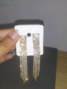 PRETTY STONE LONG EARINGS