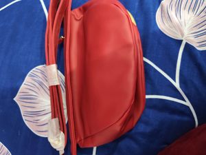 Iykyk Maroon Sold Crossbody Bag