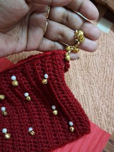 Crochet Kashmiri Pouch/ Mini Bag