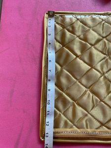 Beautiful golden saree pouches