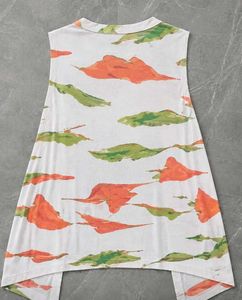 Stylish Printed Sleeveless Shrug