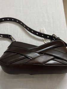 Zara brown Bag with Buckle Accents