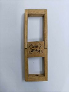 wooden pen holder