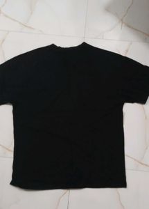 Black Graphic Tee "I Like Milk"