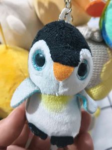 Cute Penguin  and fish Plush Keychain