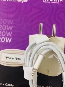 20W iPhone Charger &amp; Cable