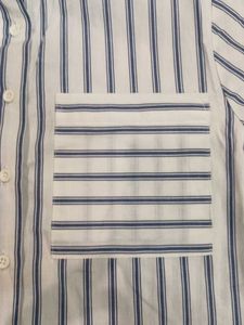 Striped Button-Up Shirt