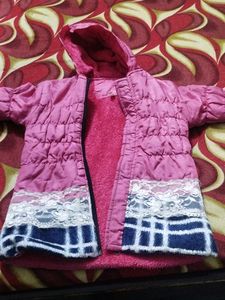 Pink Padded Winter Coat