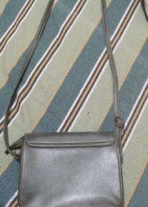 Gray Crossbody Bag