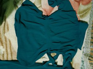 Teal Belted Top &amp; Pants Set