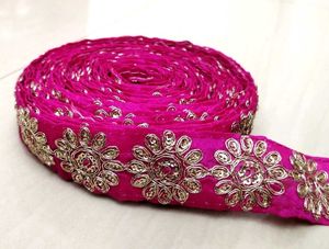 PINK ZARI LACE 💖 Ethnic Magenta