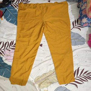 Comfortable Mustard Yellow Palazzo Pants