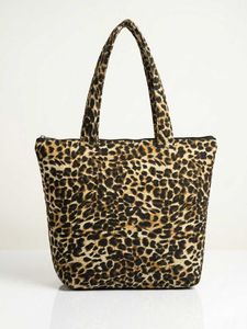 Stylish Leopard Print Tote Bag