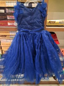 Elegant Blue Tulle Dress