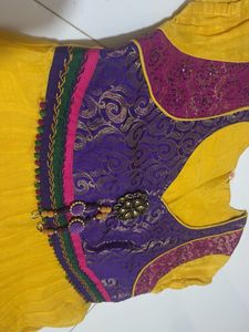 Yellow Anarkali Kurta Set