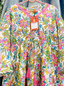 Floral Print Tiered Maxi Dress