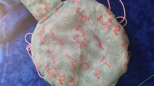 Viral Makeup Bag Pink Flamingo