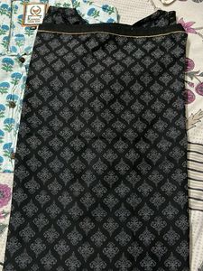 Elegant Black Kurta with Intricate Design