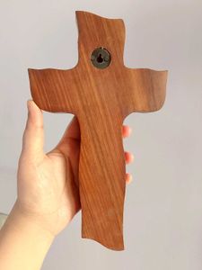 Rosewood Cross Sculpture