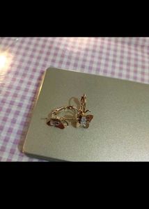 Elegant Butterfly Charm Earrings