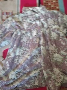 Vintage Floral Print Button-Up Shirt