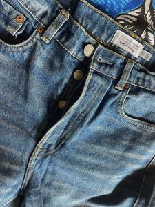 Women's Blue Wide Leg Jeans