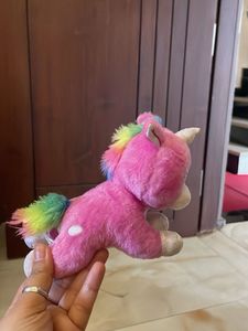 Cute Pink Unicorn Plush Toy