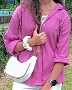 Women's Oversized Button-Down Shirt