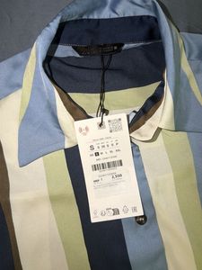 Striped Button-Up Shirt