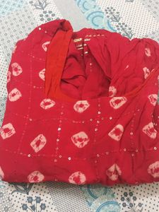 red suit with dhoti style bottom 🥰😍