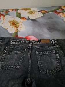 Vintage Wash Denim Jeans