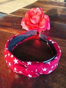 Red Star Padded Headband